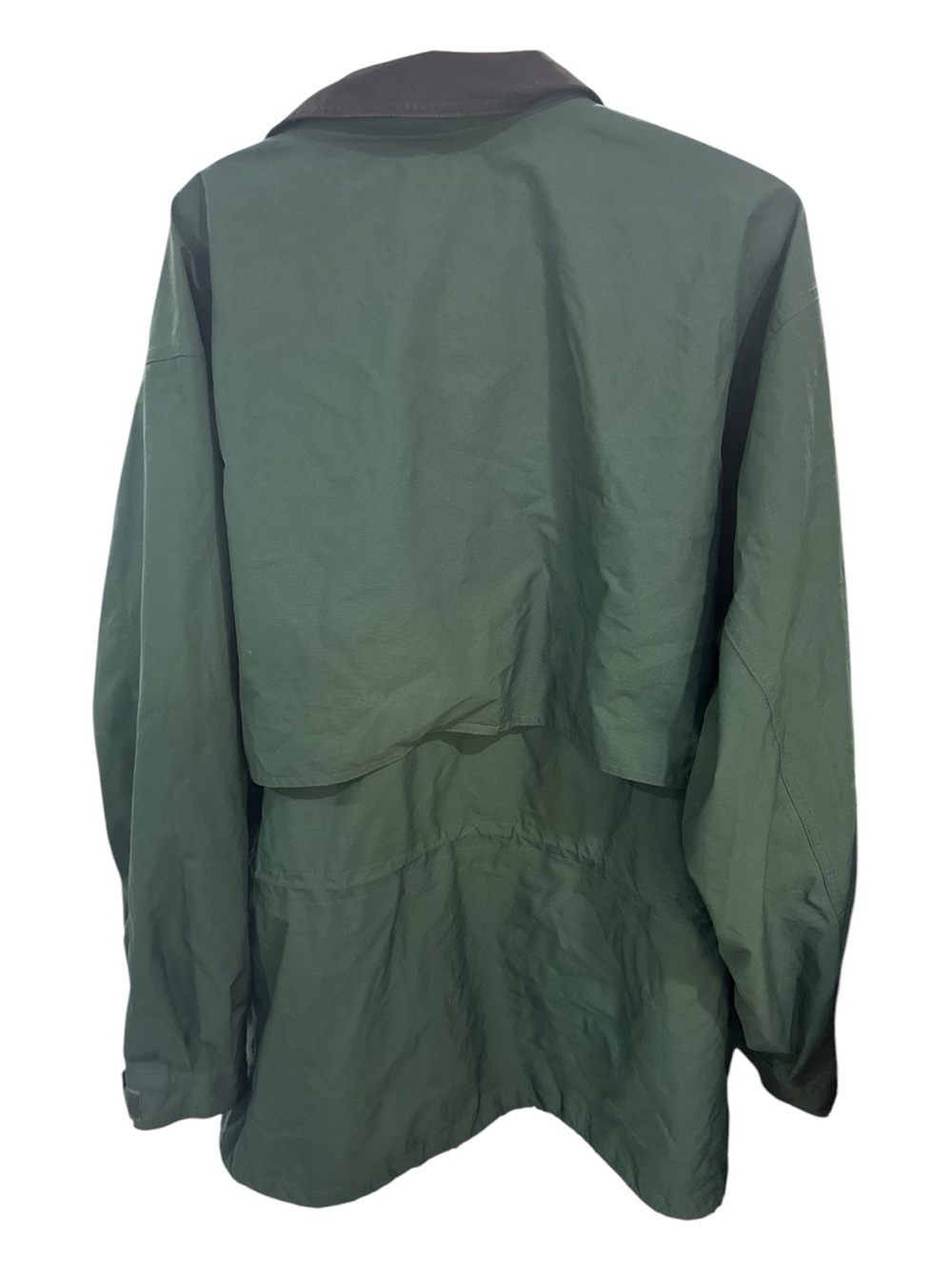 Eddie Bauer Gore-Tex Men’s XL Waterproof Rain Jacket Green Outdoor Hiking Coat - Picture 4 of 5